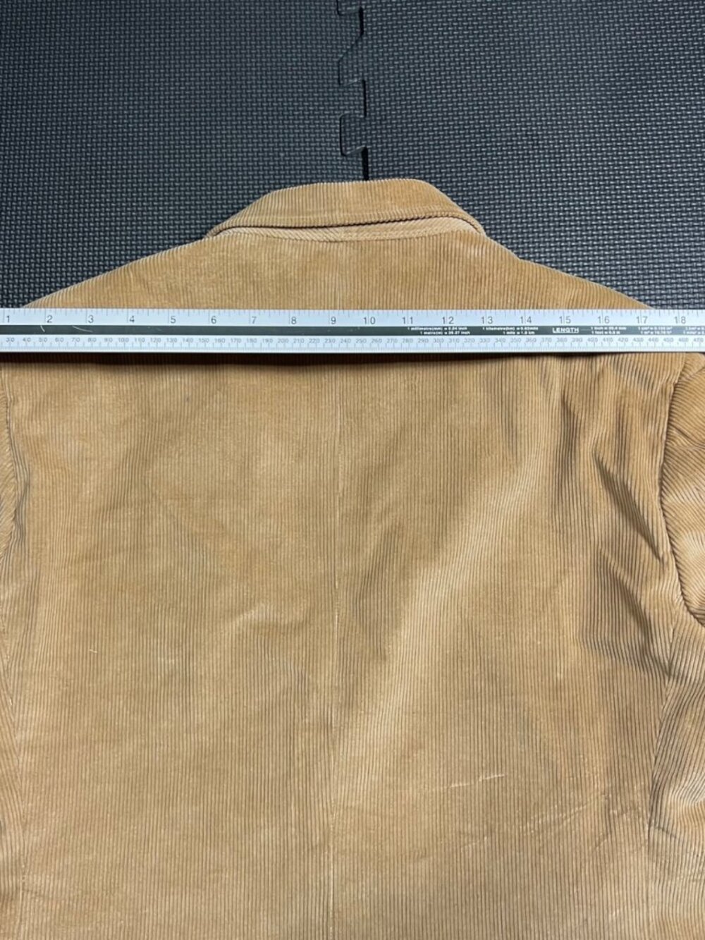 Vintage Jordache Tan Corduroy Blazer Jacket With Two-Button Closure & Satin Lini - Picture 4 of 8